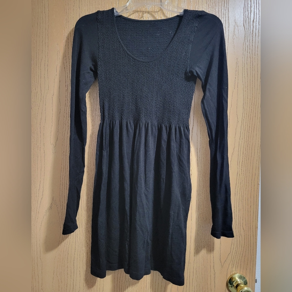 Long Sleeve Black Dress